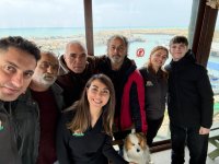 Meritta Deniz Kaplumbağaları Rehabilitasyon Merkezi’nden balıkçılara bayram ziyareti