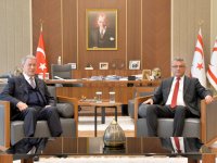 Erhürman, TBMM Milli Savunma Komisyonu Başkanı Akar’ı kabul etti