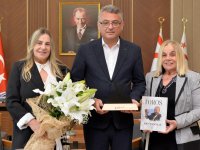 Erhürman, Rauf Raif Denktaş Vakfı yönetimini kabul etti