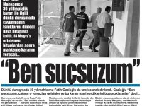 “Ben Suçsuzum”