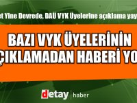 DAÜ'de hükümet yeniden devreye girdi! Hedef  bu kez yeni VYK Başkanı Şemi BORA!