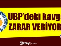 UBP’deki Kavga DAÜ’ye zarar veriyor