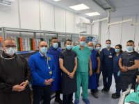 Mağusa Devlet Hastanesi’nde ilk anjiyo yapıldı