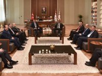 Erhürman, Türkiye İçişleri Bakanı Çiftçi’yi kabul etti