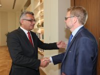 Erhürman, Hagström’ü kabul etti