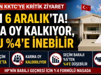 6 Aralık Masada, Karma Oy Tarih Oluyor, Baraj %4'e İnebilir