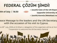 "Federal Çözüm Şimdi" Çağrısıyla Barış Eylemi Düzenleniyor