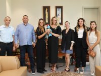 Meritta heyetinden Nilden Bektaş Erhürman’a ziyaret