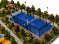 Tatlısu’ya ücretsiz tenis kortu ve modern yeşil alan kazandırılıyor