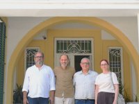 Özersay, DAÜ-SEN yetkilileriyle bir araya geldi