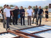 Çavuş, Altınova'da: Hasar tespiti hızla yapılacak, üretimin devamlılığı sağlanacak