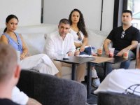 UBP LTB Başkan adayı Aktunç, gençlerle bir araya geldi
