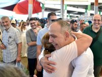 CTP ve TDP Lefkoşa'da birlikte sokağa indi... Harmancı'ya çok büyük ilgi...