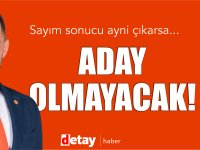 Yeşilırmak: Sonuç yine aynı çıkarsa adaylıktan çekileceğim