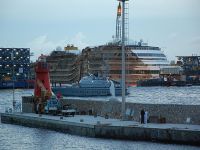 Costa Concordia gemisi doğrultuldu