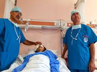 Gözünden vurulan Suriyeli genç Konya'da tedavi edildi