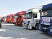 İHH'dan 3 yılda 2 bin 100 tırlık yardım