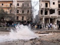 Halep'te "Varil bombalı" saldırı: 26 ölü