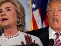 Clinton ve Trump çocuk gibi tartıştılar!
