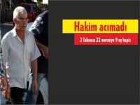 2 Tabanca 22 mermiye 9 ay hapis…