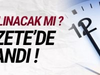 Türkiye'de yaz saati kararı