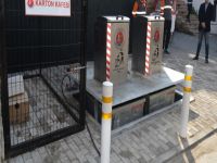 Girne’de “yeraltı çöp konteyneri” sistemine başlandı