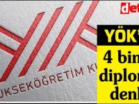 YÖK 4 bin 122 diplomaya denklik verdi