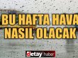 Hafta sonu hava nasıl olacak?