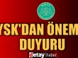 YSK: Adaylık başvurularının 30 Ekim’e kadar yapılması gerekiyor