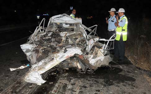 Manisa'da trafik kazasý: 1 ölü