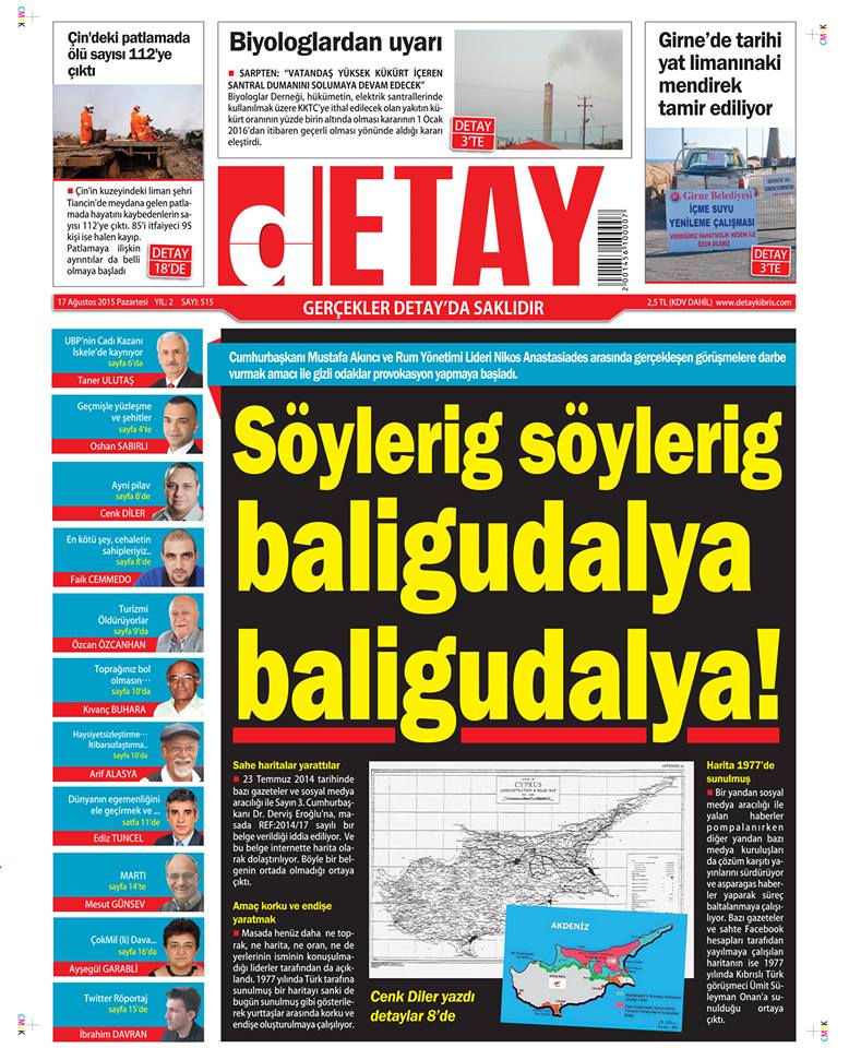 Detay 17 Ağustos 2015 Manşet