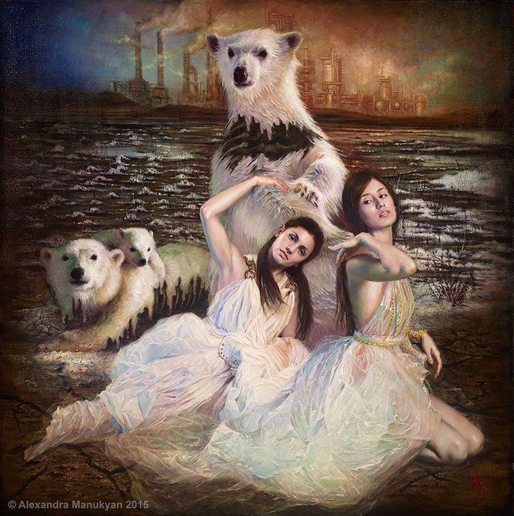 AlexandraManukyan3LostWinters40x40oilonBelgianlinen