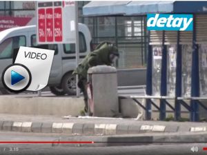 Mağusa'da bomba imha uzmanlarının patlatma anı videosu